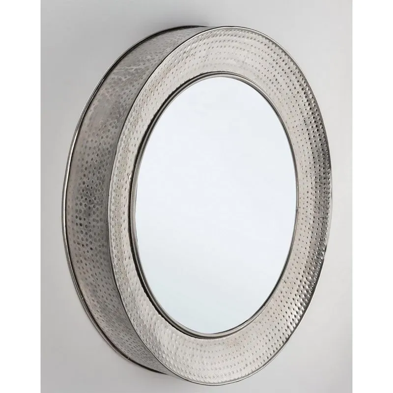 Bizzotto Specchio con cornice Adara nickel d80